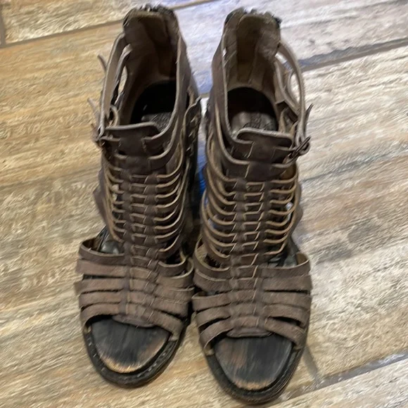 Freebird heeled sandals Please read description about size before purchasing! - Picture 2 of 8